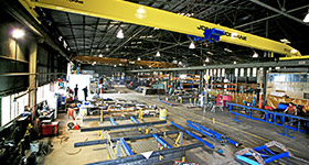 Interior of Great Western Manufacturing's Toowoomba manufacturing facility